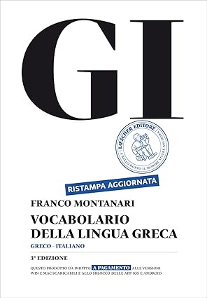 VOCABOLARIO DELLA LINGUA GRECA GI